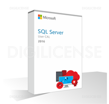 Microsoft SQL Server 2016 User CAL - 1 utente -  Licenza perpetua - Licenza business (usato)