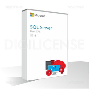 Microsoft SQL Server 2016 User CAL - 1 utilizador -  Perpétua - Licença de negócios (usado)