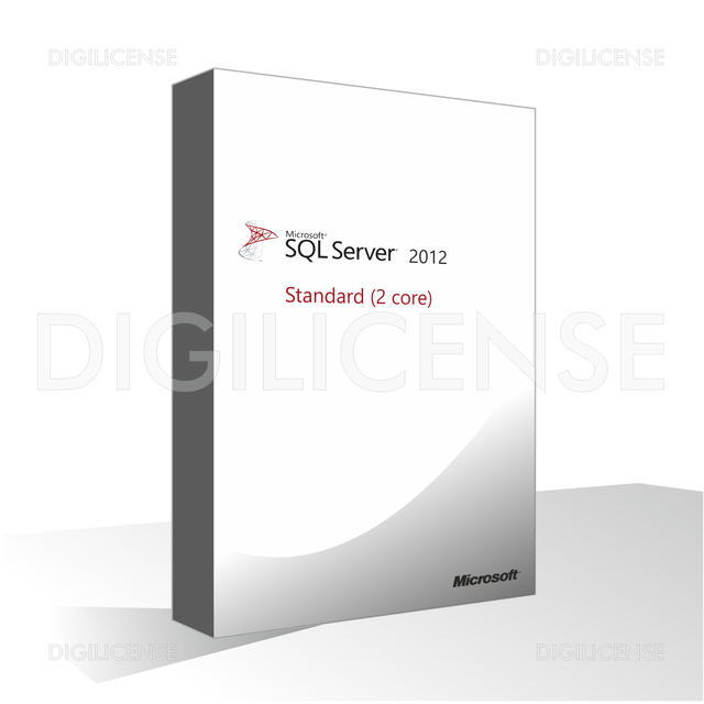 Microsoft SQL Server 2012 Standard (2 Core) - 1 apparaat -  Eeuwigdurend - Zakelijke licentie (pre-owned)