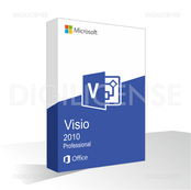Microsoft Visio 2010 Professional - 1 apparaat -  Eeuwigdurend - Zakelijke licentie (pre-owned)