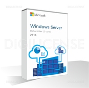 Windows Server 2016 Datacenter (2 Core) - 1 device -  Perpetual license - Business license (pre-owned)