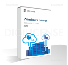 Windows Server 2016 Datacenter (2 Core) - 1 dispositivo -  Perpétua - Licença de negócios (usado)