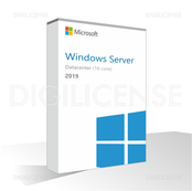 Windows Server 2019 Datacenter (16 Core) - 1 device -  Perpetual license - Business license (pre-owned) Windows Server 2019 Datacenter (16 Core) - 1 device -  Perpetual license - Business license (pre-owned)