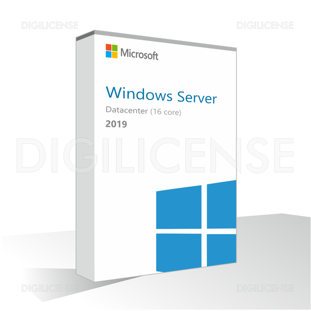 Windows Server 2019 Datacenter (16 Core) - 1 appareil -  perpétuelle - Licence Retail (prédétenue)