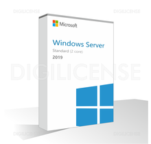 Windows Server 2019 Standard (2 Core) - 1 device -  Perpetual license - Business license (pre-owned)