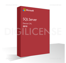 Microsoft SQL Server 2019 Device CAL - 1 dispositivo -  perpetuo - Licencia de negocios (pre-owned)