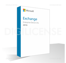 Microsoft Exchange Server 2016 Enterprise Device CAL - 1 device -  Perpetual license - Business license (pre-owned)