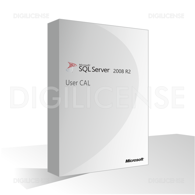 Microsoft SQL Server 2008 R2 User CAL - 1 utilisateur -  perpétuelle - Licence Retail (prédétenue)