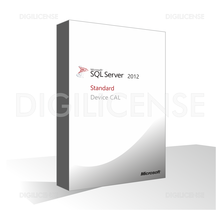 Microsoft SQL Server 2012 Standard Device CAL - 1 dispositivo -  perpetuo - Licencia de negocios (pre-owned)