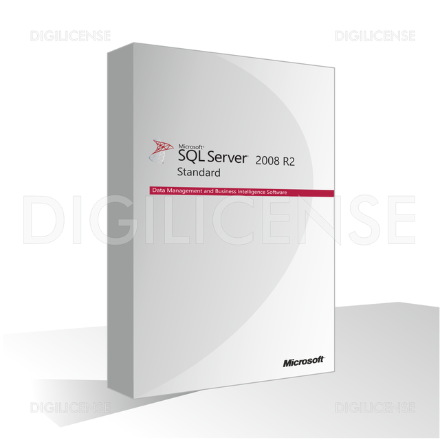 Microsoft SQL Server 2008 R2 Standard - 1 appareil -  perpétuelle - Licence Retail (prédétenue)
