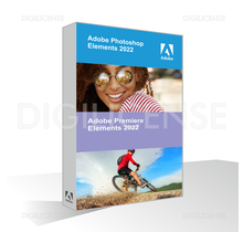 Adobe Photoshop + Premiere Elements 2022 - 1 apparaat -  Eeuwigdurend
