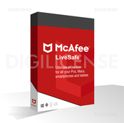 McAfee LiveSafe - >10 Geräte - 1 Jahr