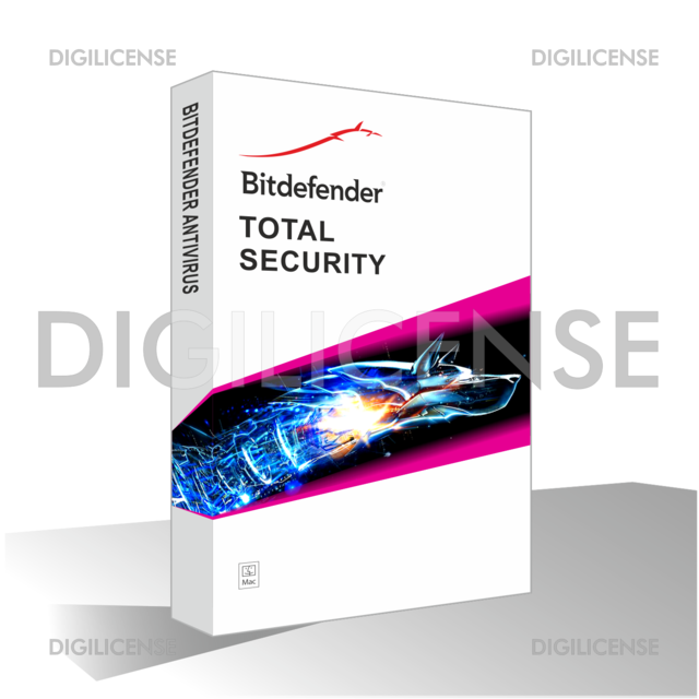 Bitdefender Total Security (10 Device - 2 Years) EU ESD - 10 dispositifs - 1 année