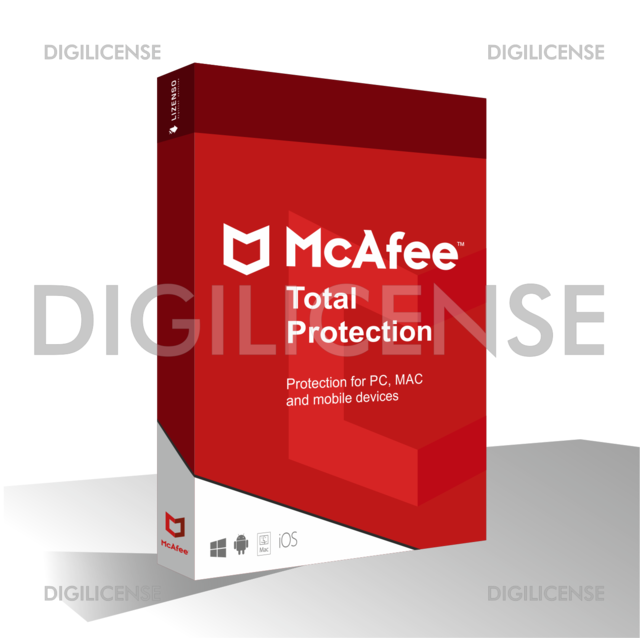 McAfee Total Protection (3 Device - 1 Year) ESD - 3 apparaten - 1 Jaar McAfee Total Protection (3 Device - 1 Year) ESD - 3 apparaten - 1 Jaar