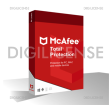 McAfee Total Protection (5 Device - 2 Years) ESD - 5 dispositivos - 1 Ano