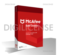 McAfee VPN Safe Connect (5 Device - 1 Year) ESD - 5 dispositifs - 1 année