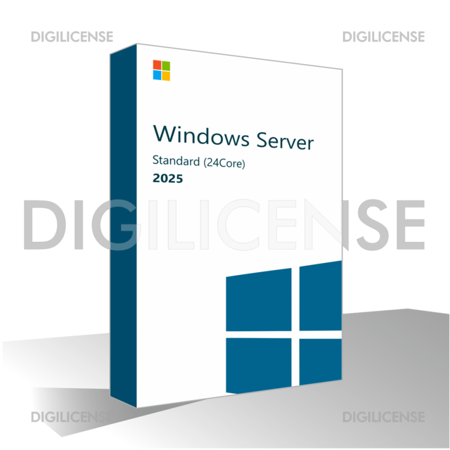 Windows Server 2025 Standard (24Core) - 1 Gerät -  Unbefristete Lizenz - Geschäftslizenz (gebraucht)