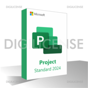 Microsoft Project 2024 Standard - 1 dispositivo -  Perpétua - Licença de negócios (usado)