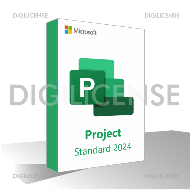 Microsoft Project 2024 Standard - 1 dispositivo -  Perpétua - Licença de negócios (usado)