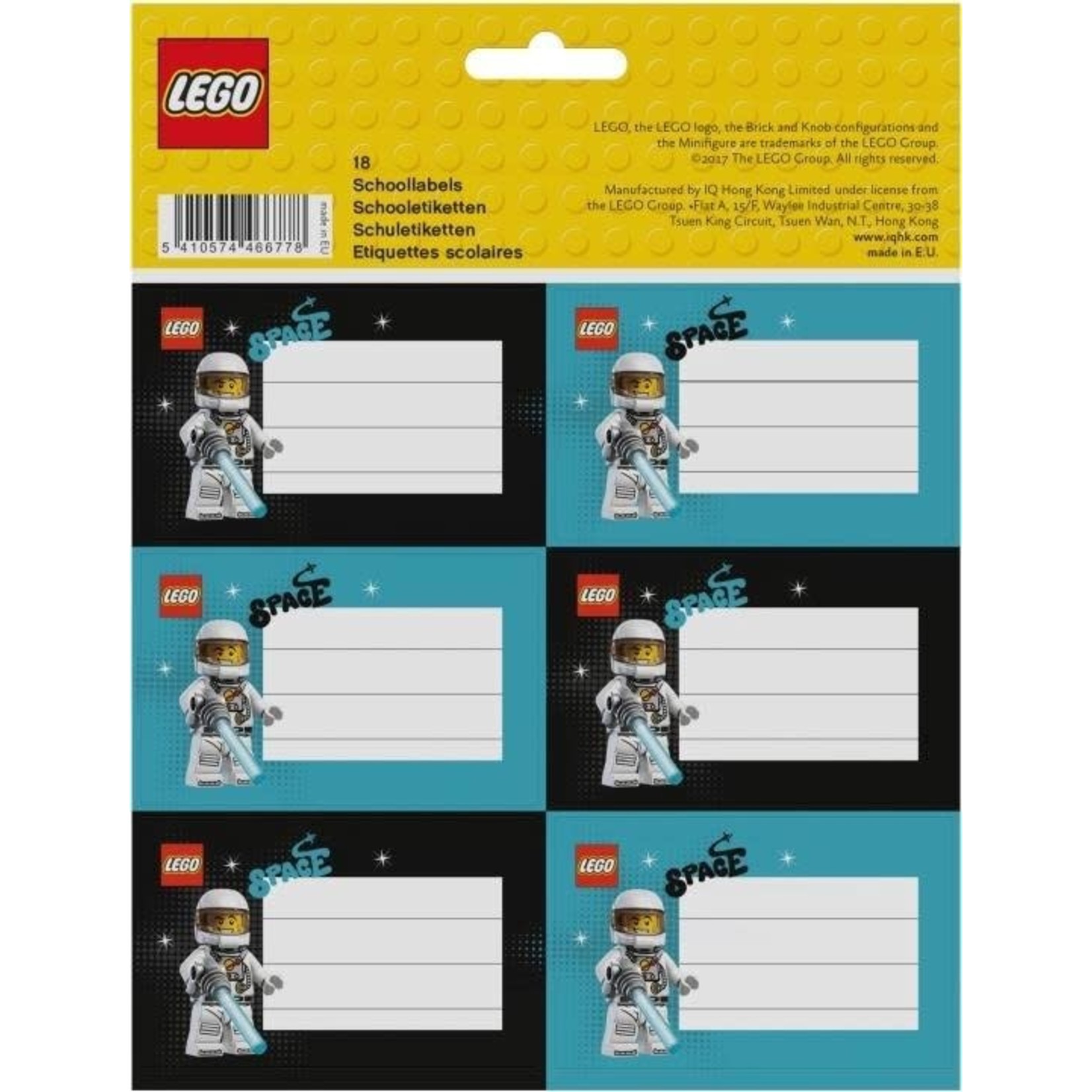 LEGO Space school labels 466778