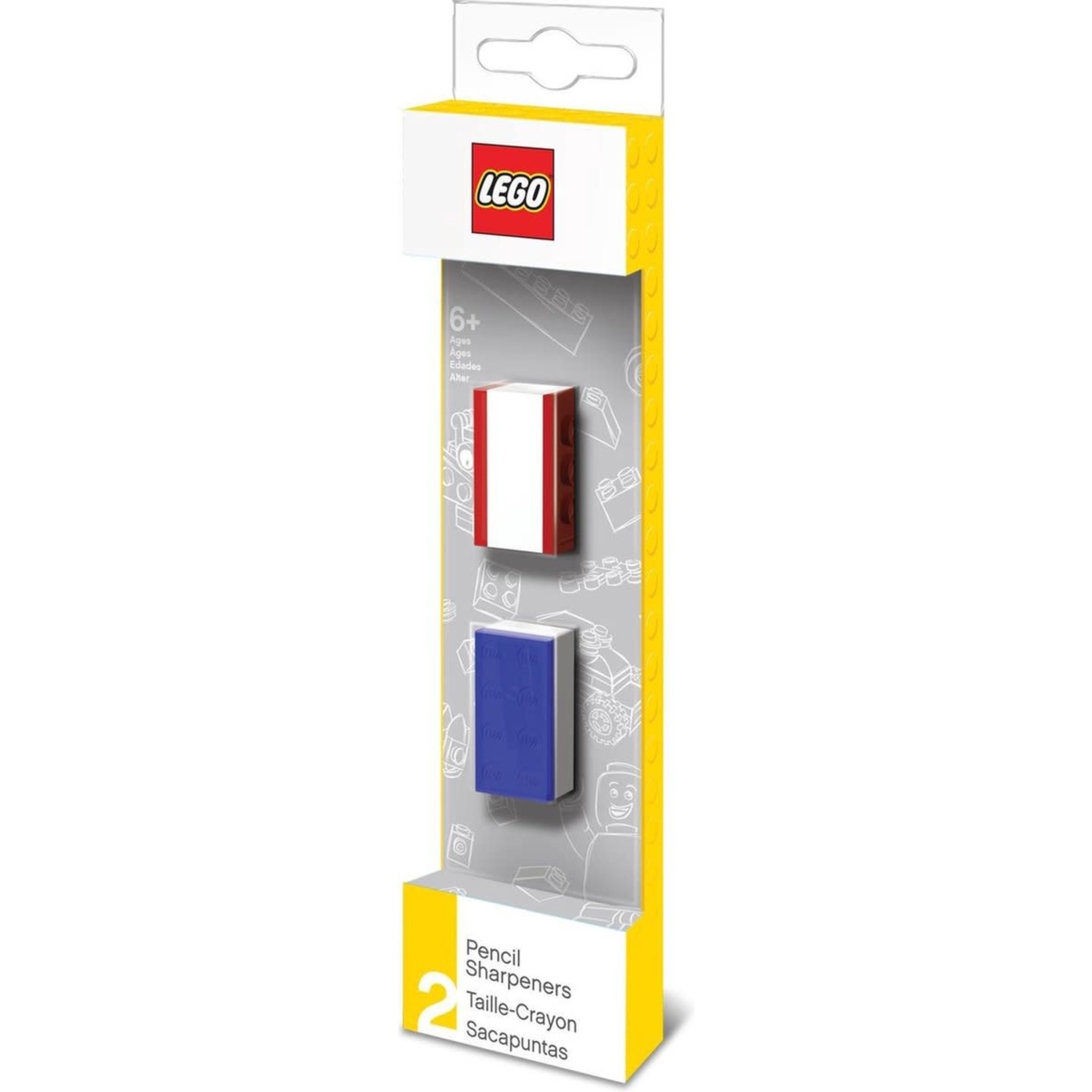 LEGO Potlodenslijpers Blauw en Rood 5005112