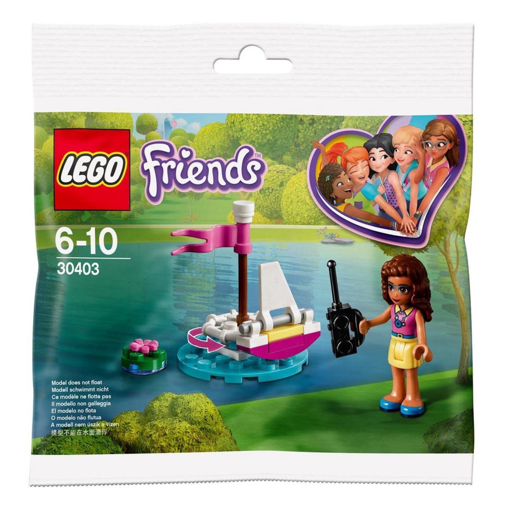 LEGO Oivia's op afstand bestuurbare boot 30403