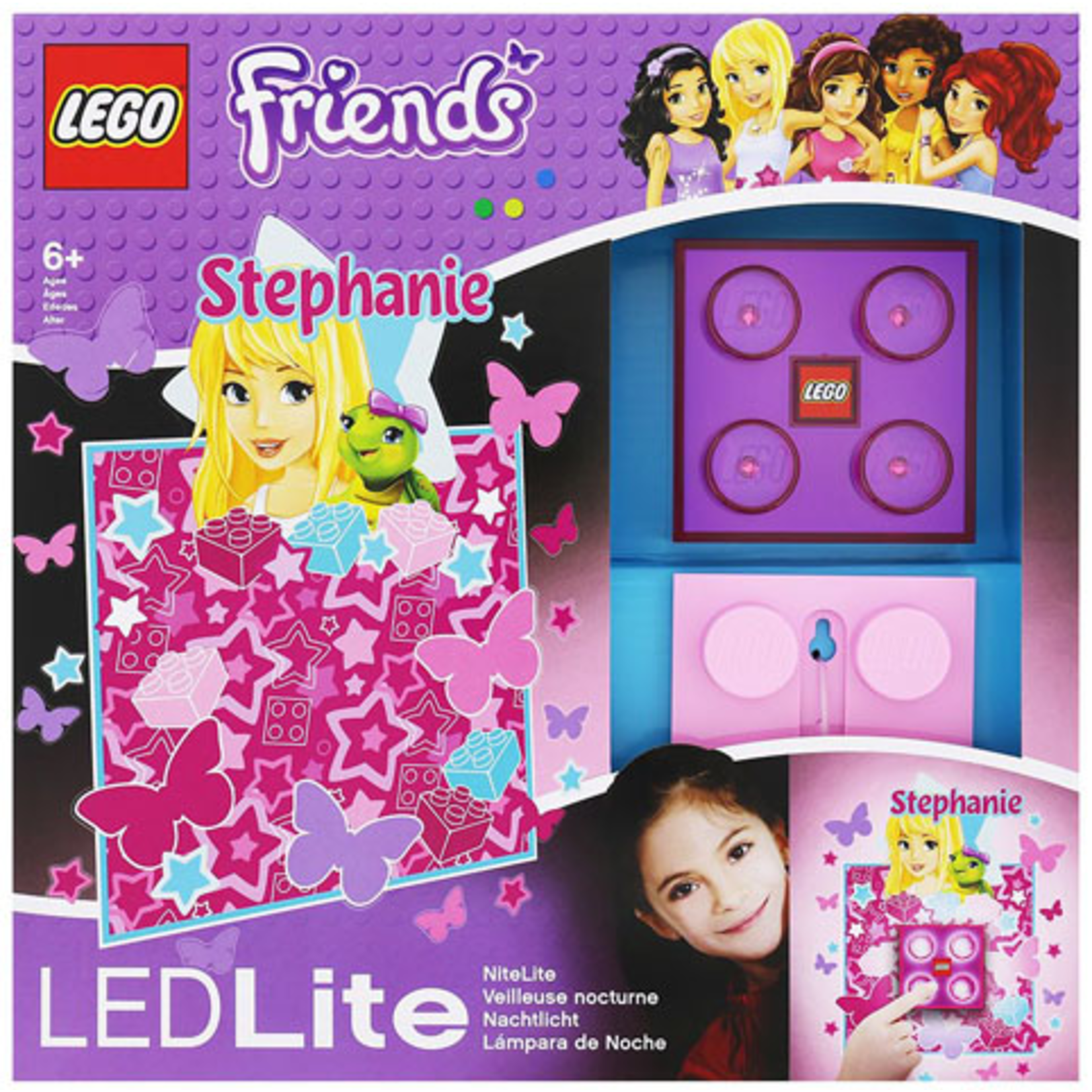 LEGO Stephanie Wall LED lite Pink/Blue LGL-NI3S