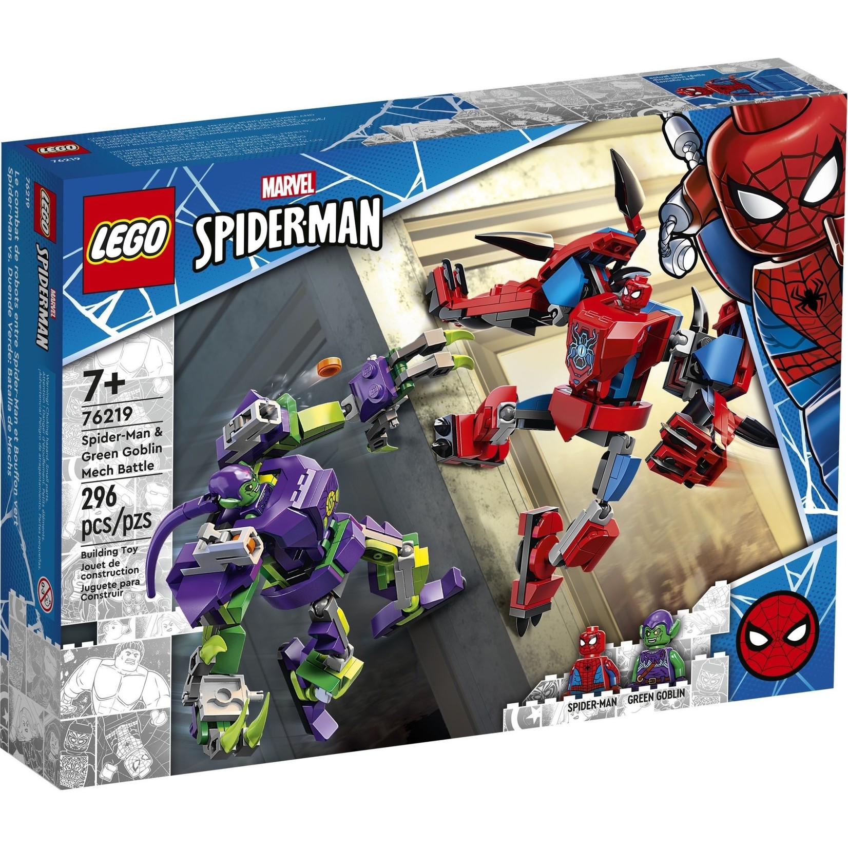 LEGO Spider-Man & Green Goblin Mechagevecht -76219