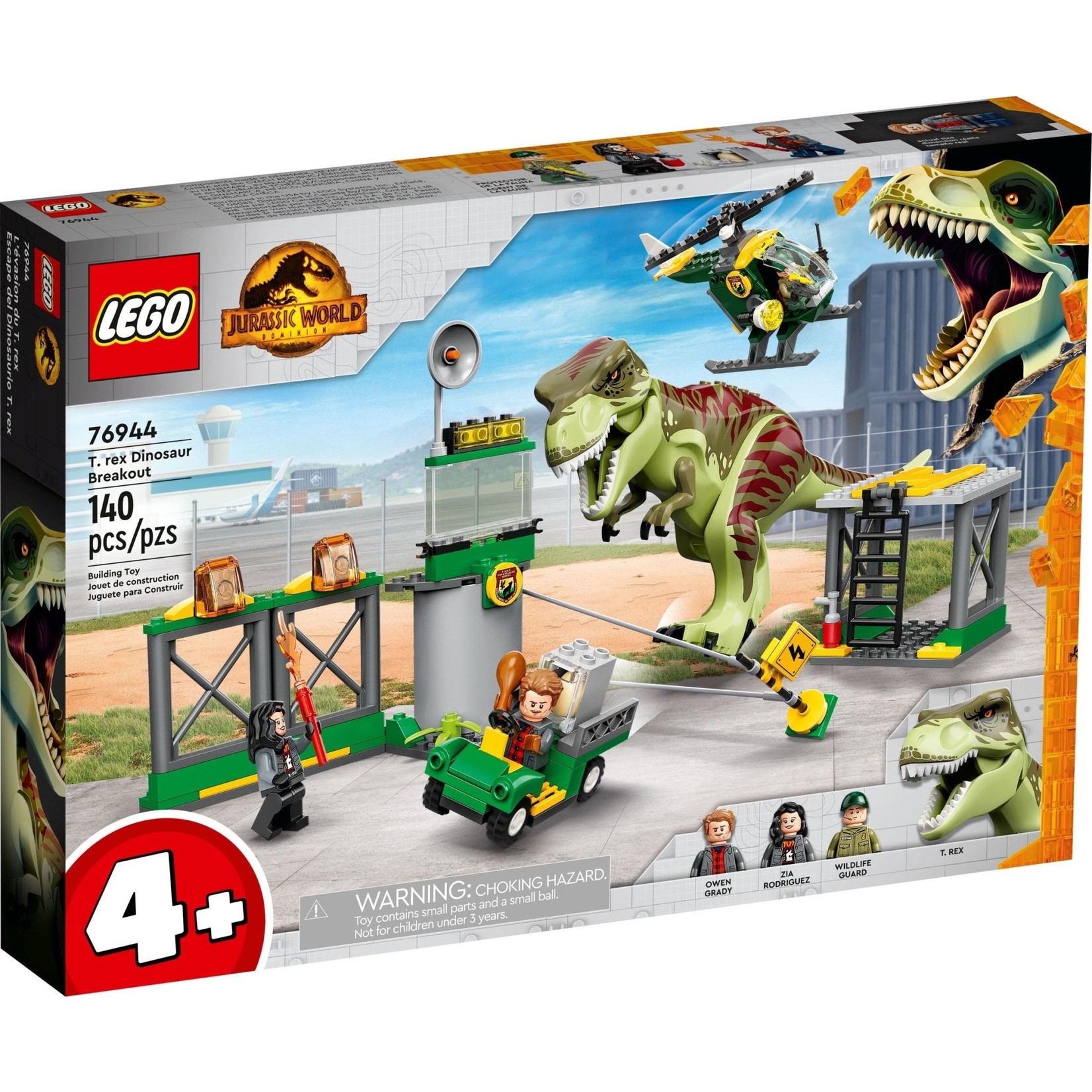 LEGO T. rex dinosaurus ontsnapping - 76944