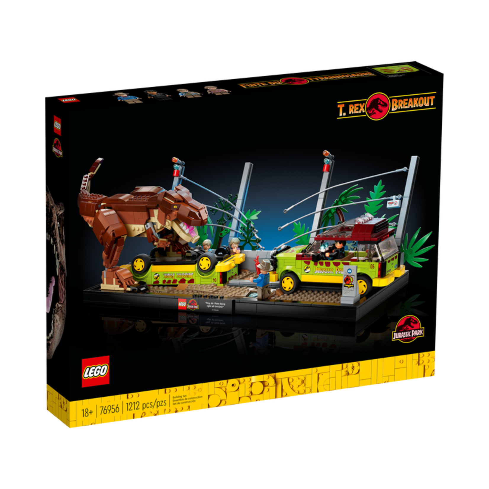 LEGO Jurassic Park T-rex ontsnapping - 76956
