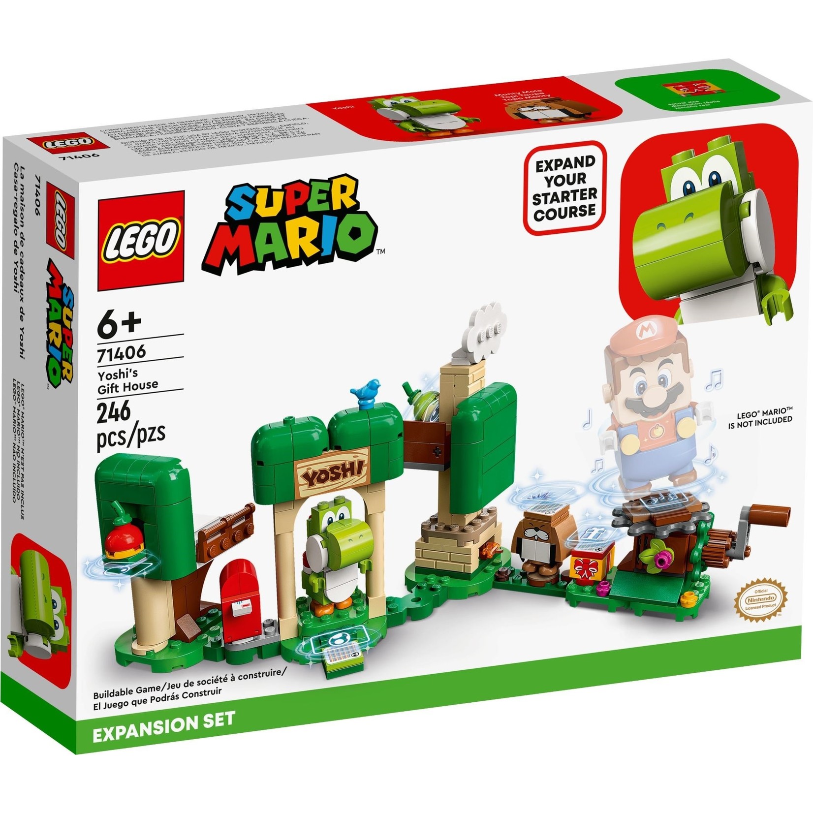 LEGO Uitbreidingsset: Yoshi’s cadeauhuisje - 71406