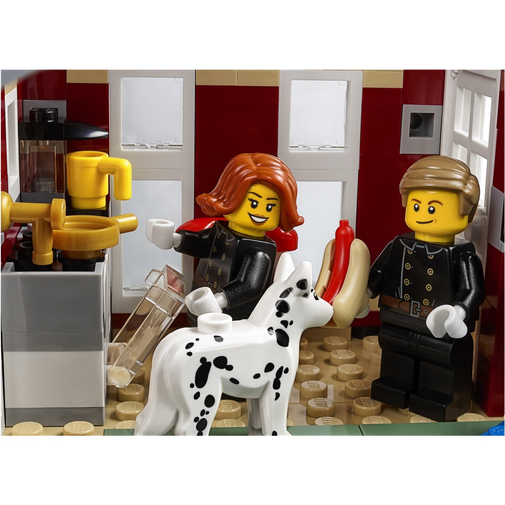 LEGO Brandweerkazerne in winterdorp - 10263