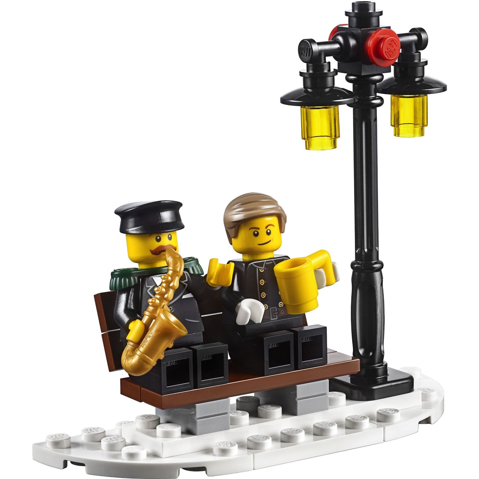 LEGO Brandweerkazerne in winterdorp - 10263