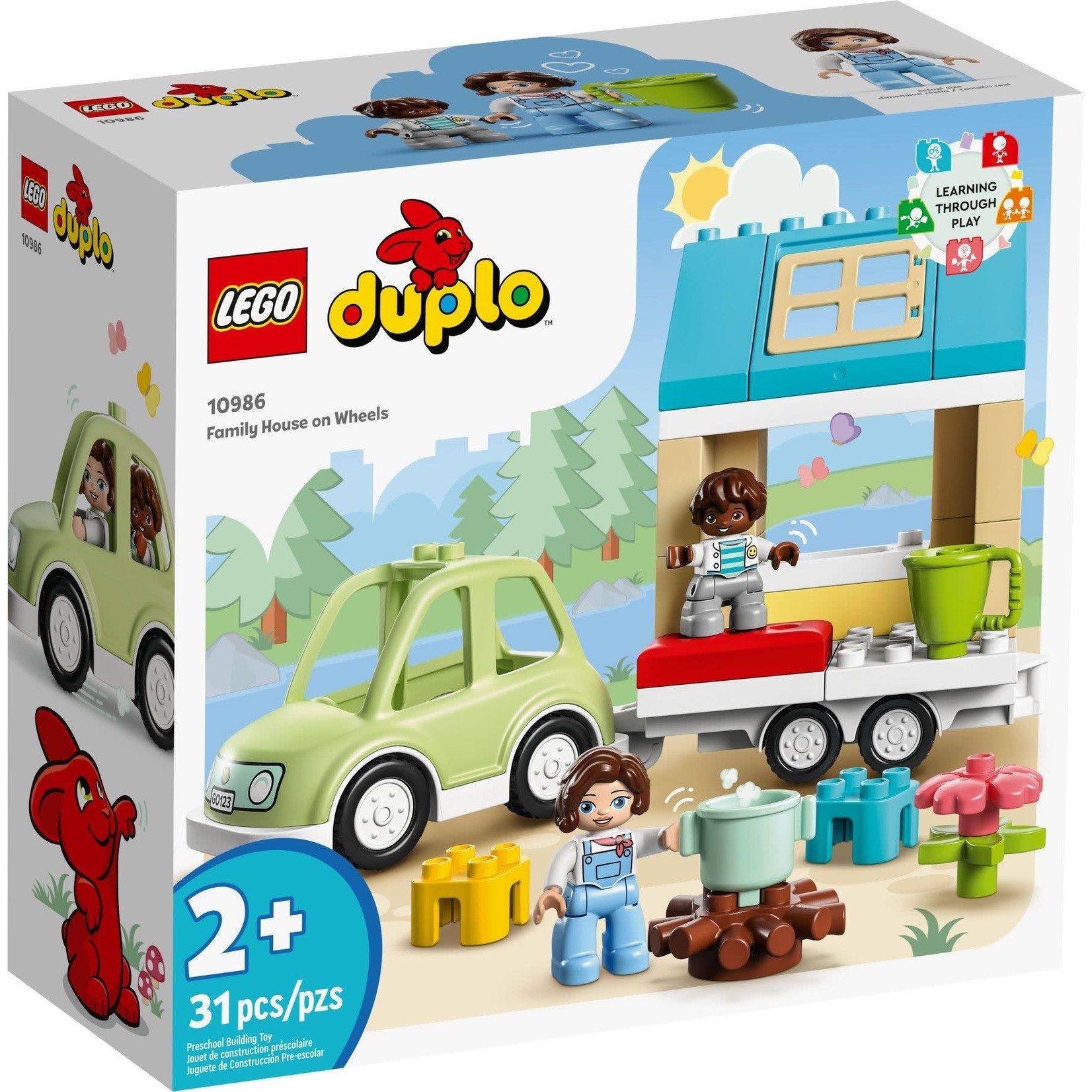 LEGO Familiehuis op wielen - 10986