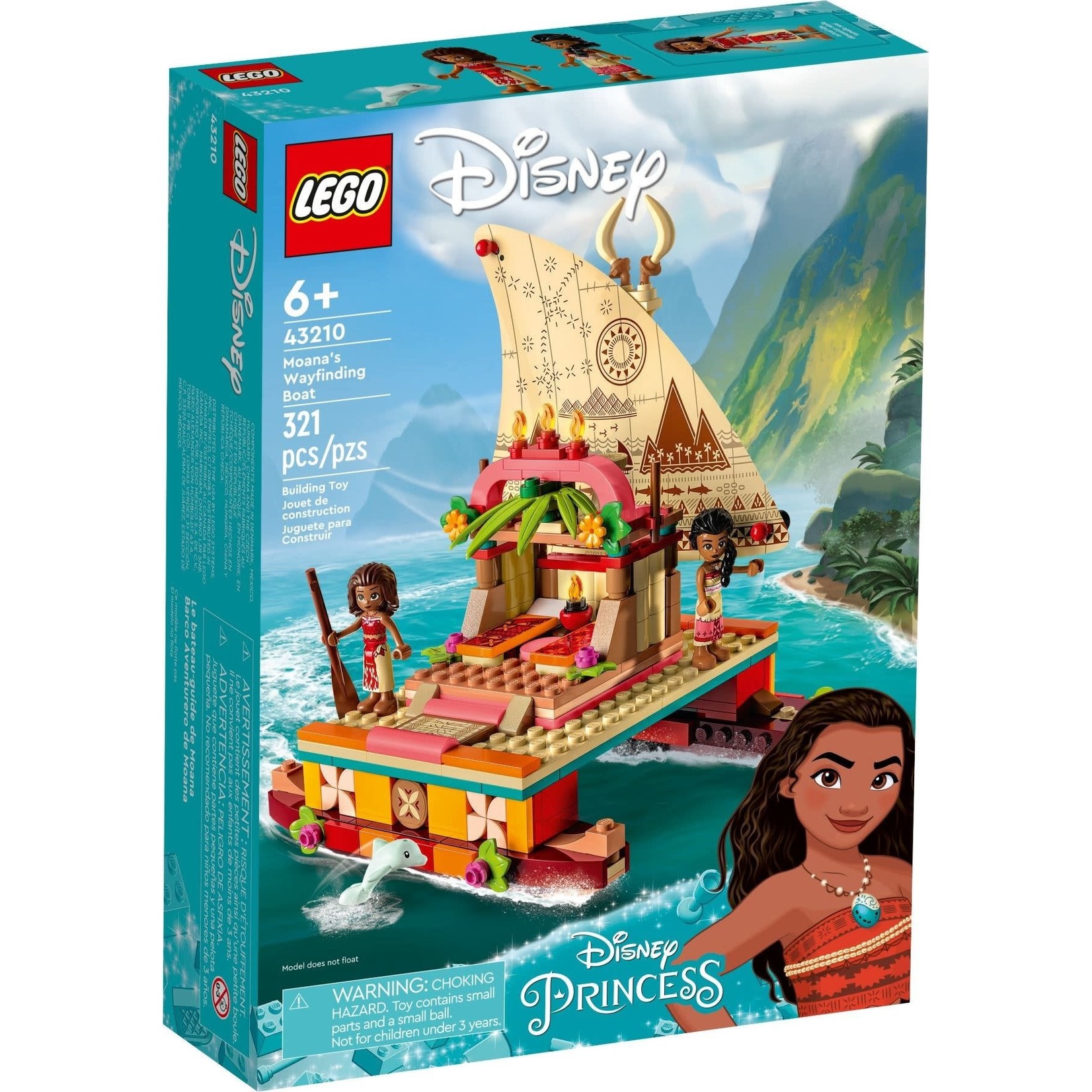 LEGO Vaiana's ontdekkingsboot - 43210