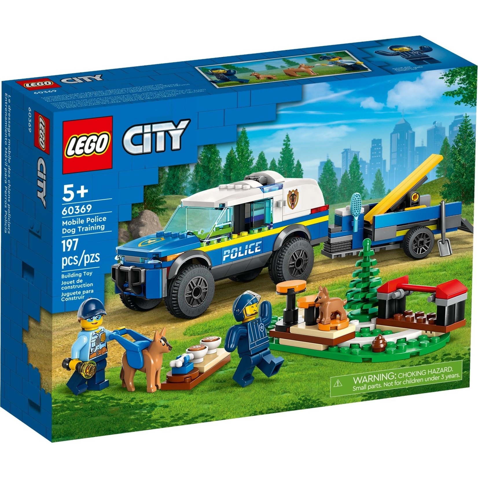 LEGO Mobiele training voor politiehonden - 60369