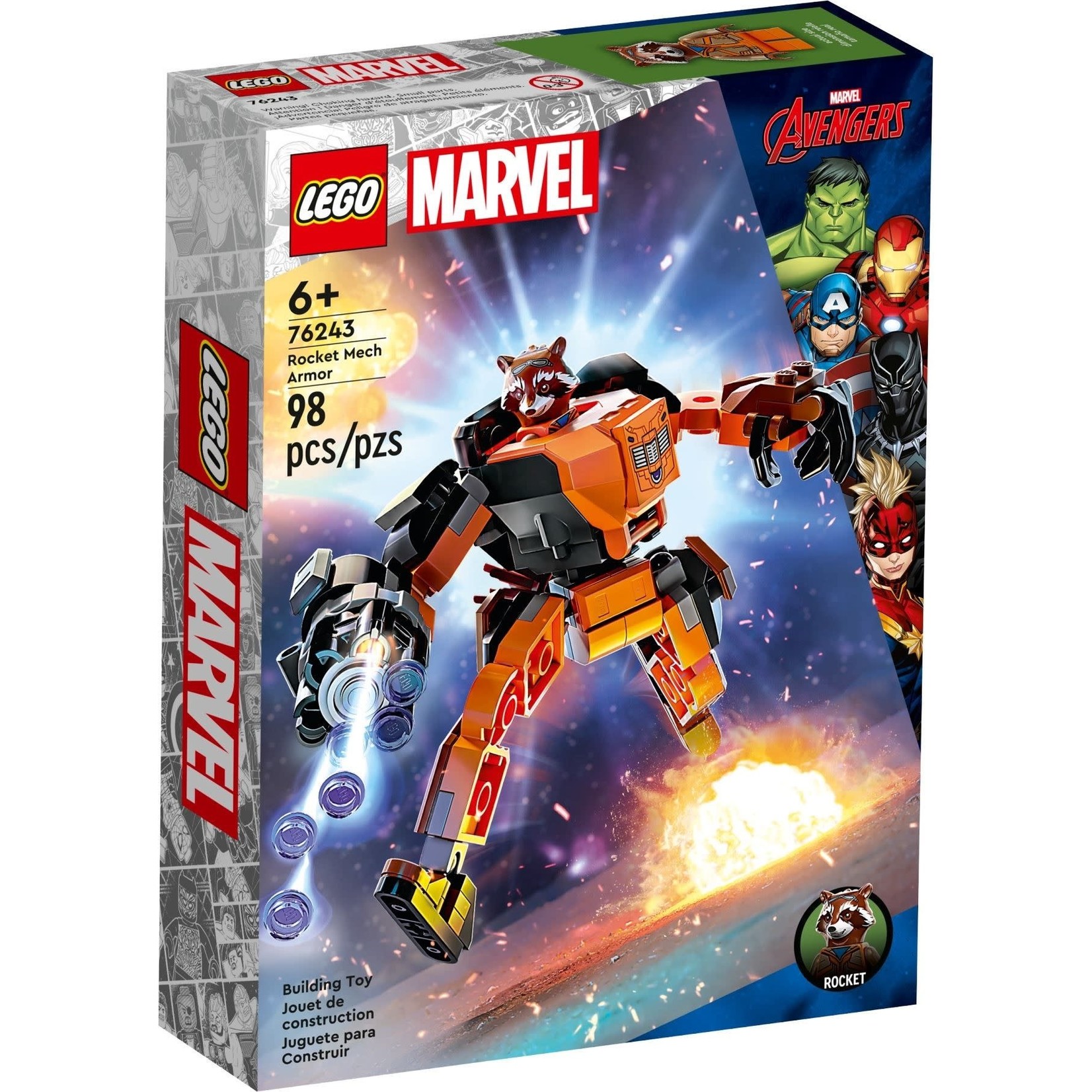 LEGO Rocket mechapantser - 76243