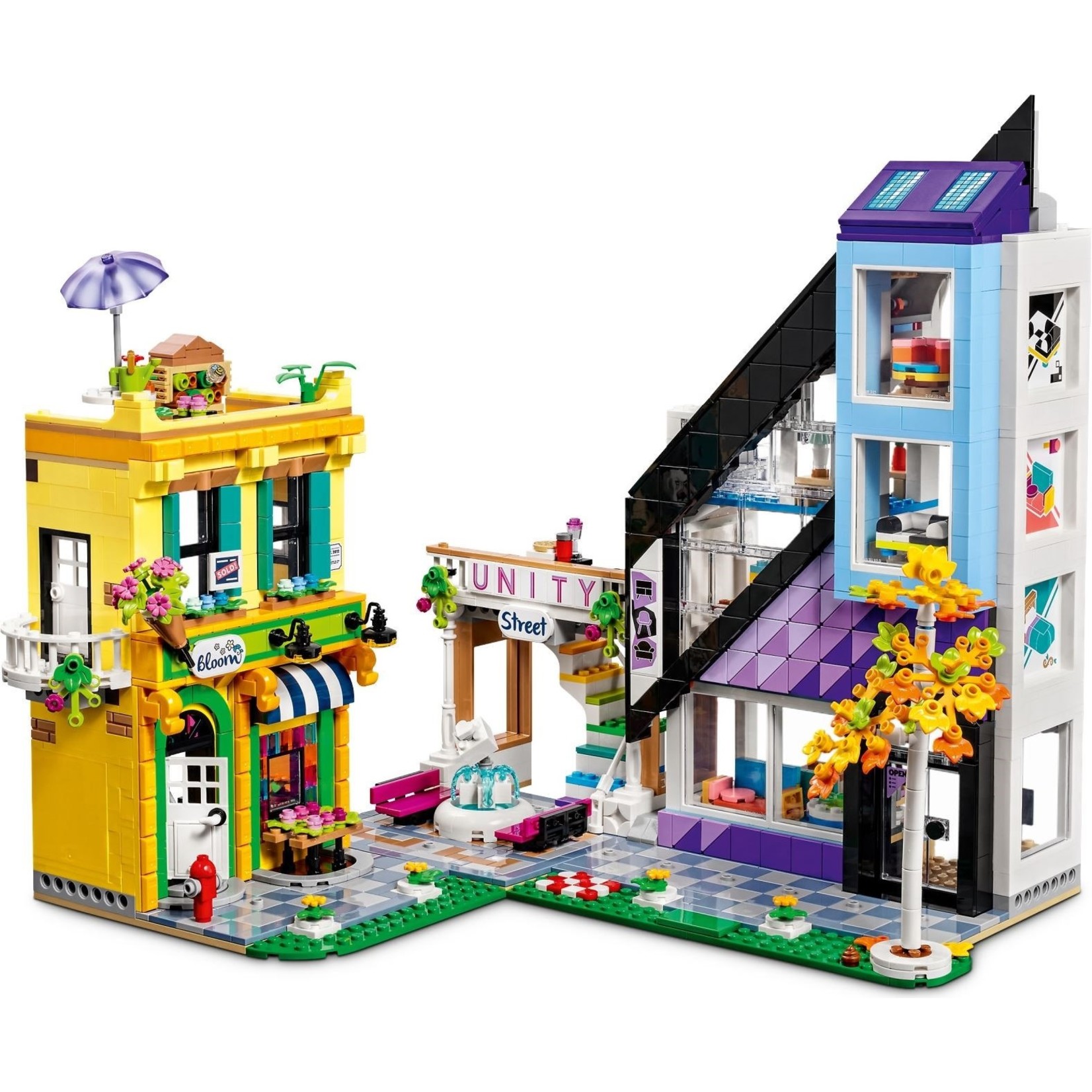 LEGO Bloemen- decoratiewinkel in de stad - 41732