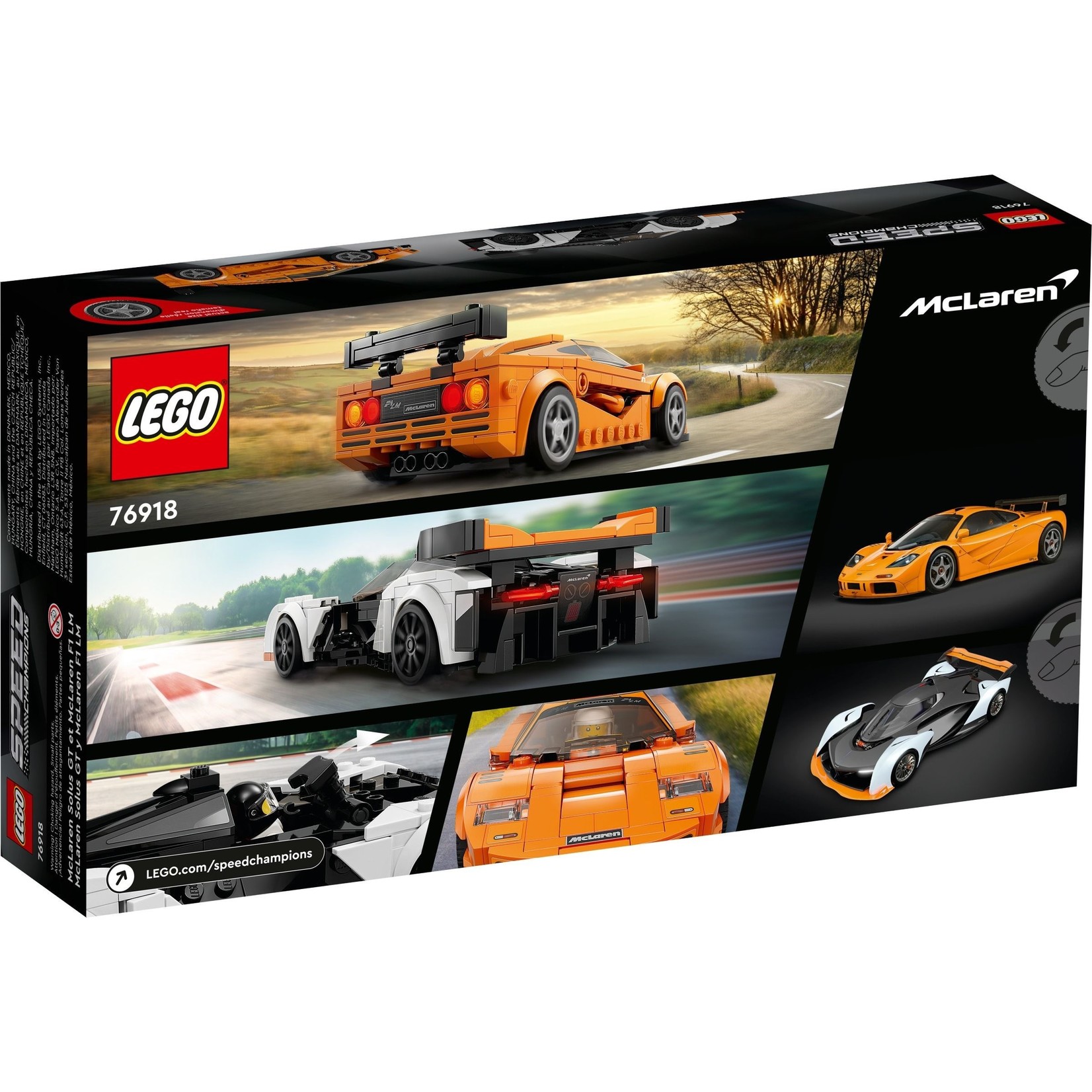 LEGO McLaren Solus GT & McLaren F1 LM - 76918