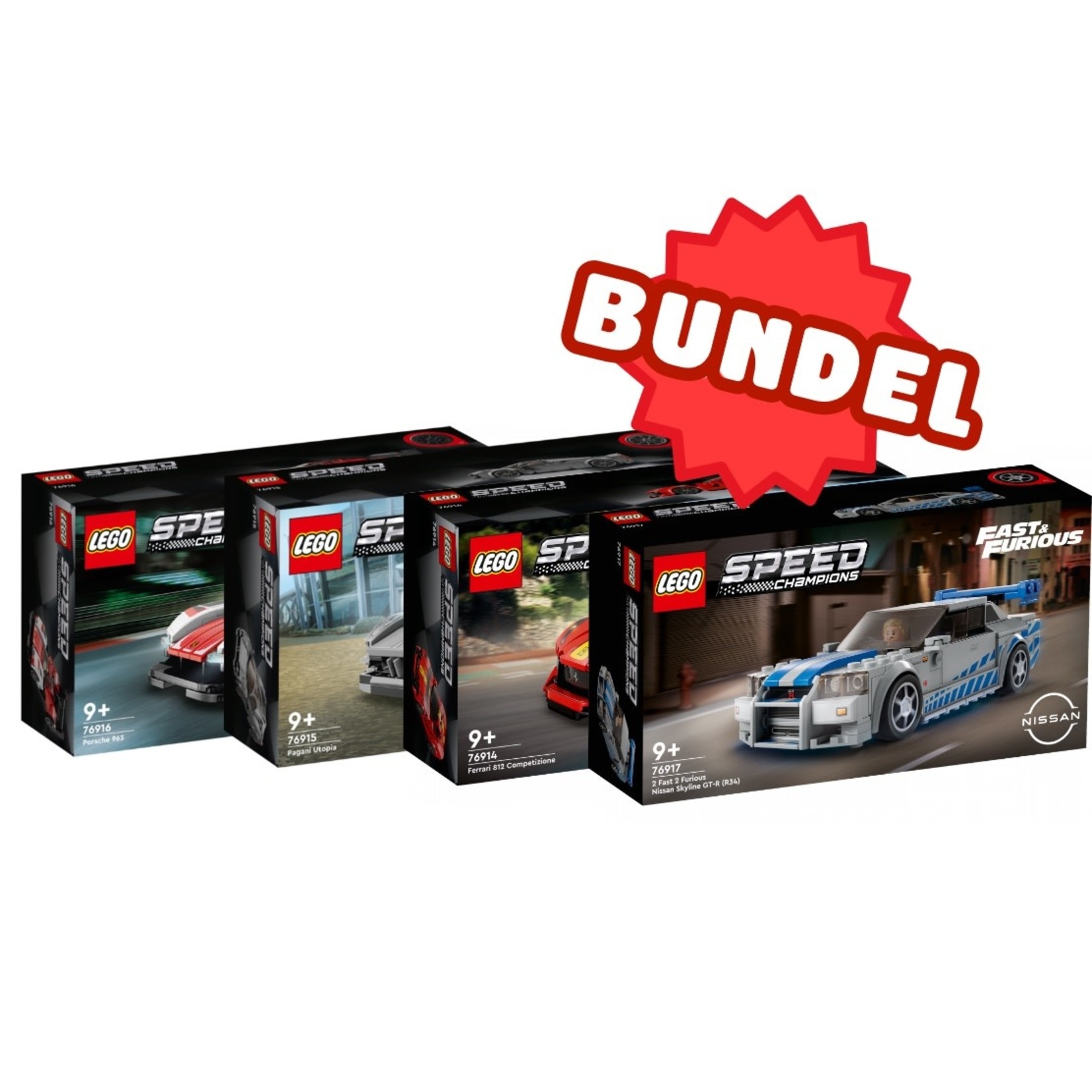 LEGO Speed Champions 2023 bundel