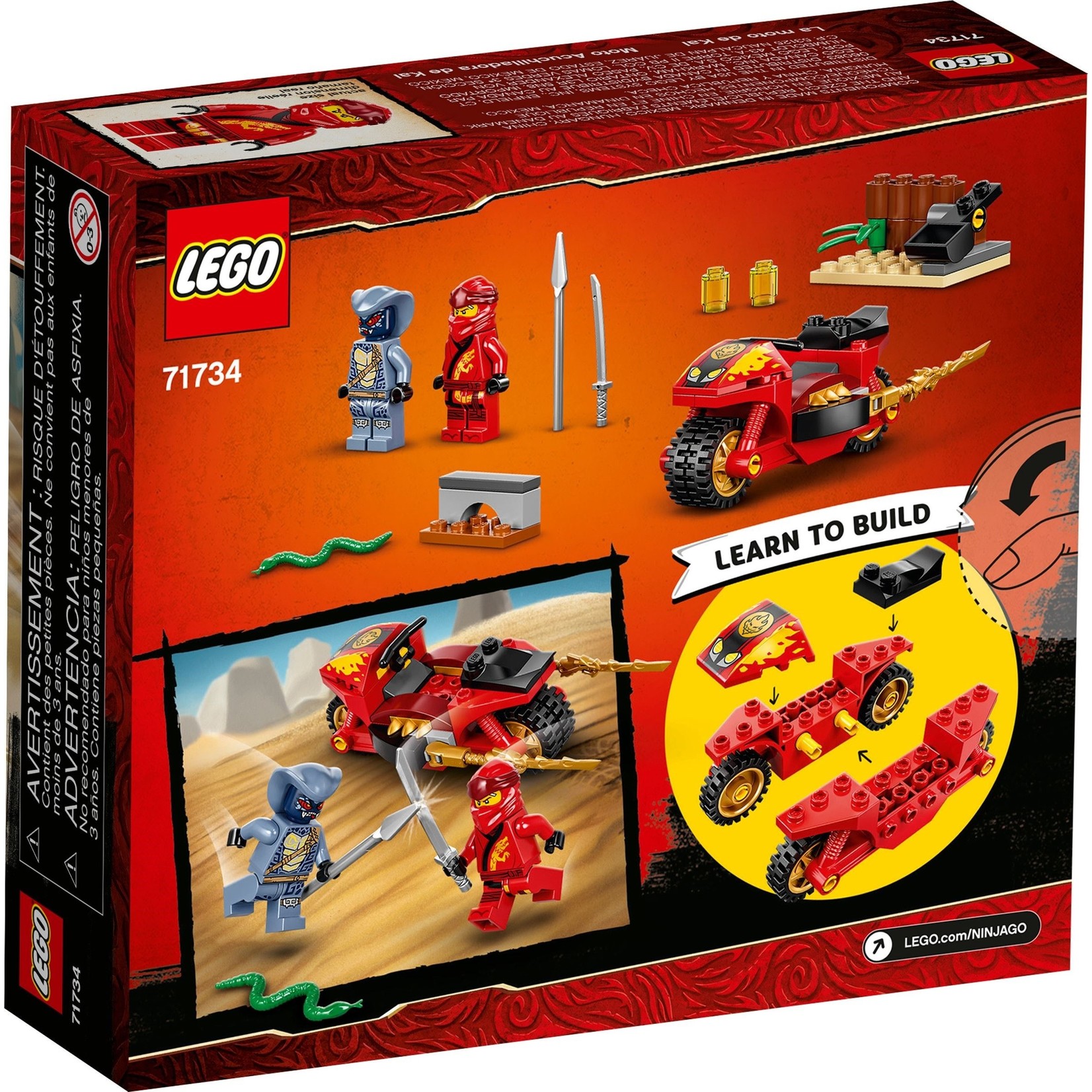 LEGO Legacy Kai's zwaardmotor Set 71734