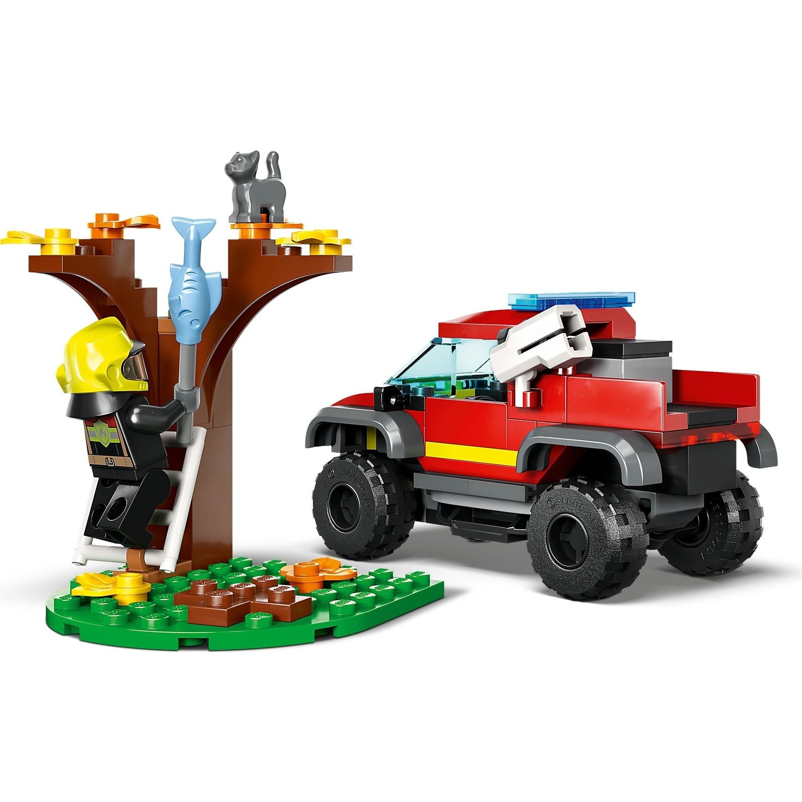 LEGO 4x4 Brandweertruck redding - 60393