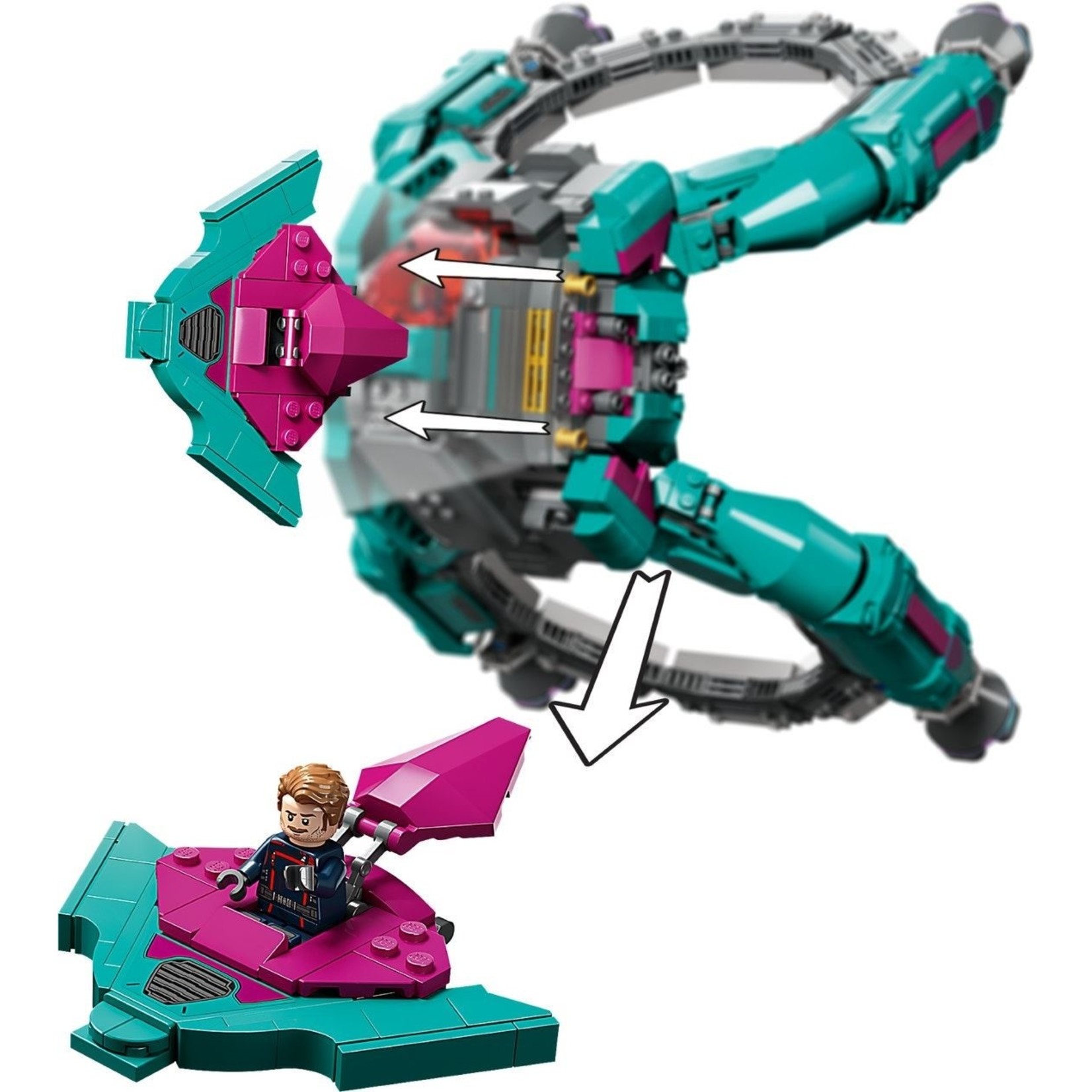 LEGO Het schip van de nieuwe Guardians - 76255