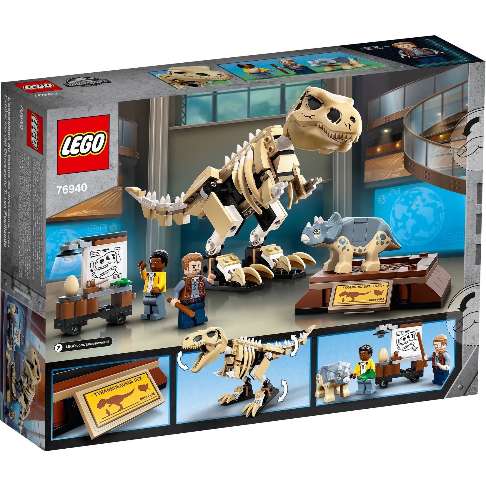 LEGO Tentoonstelling dinosaurusfossiel van T. rex - 76940