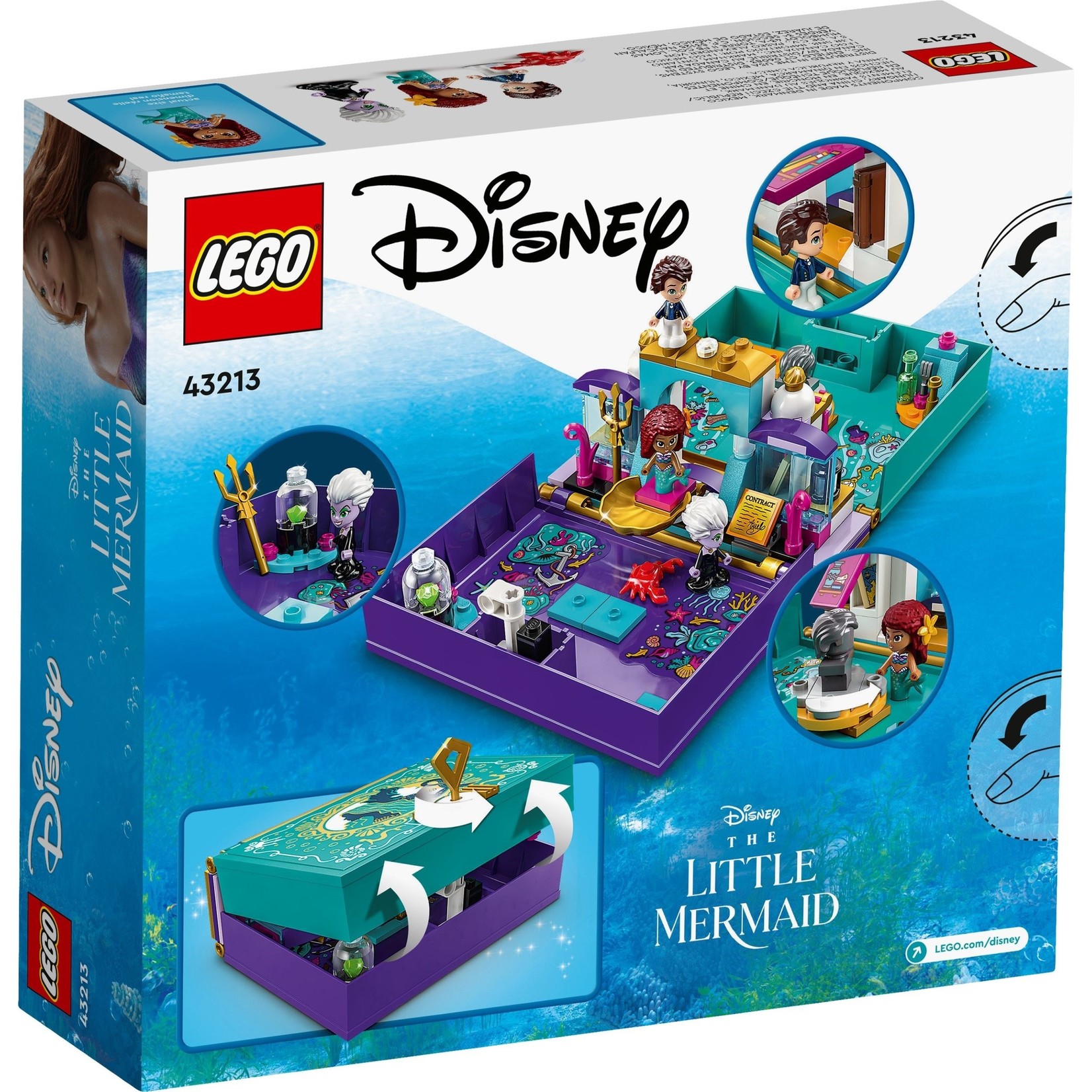 LEGO De Kleine Zeemeermin verhalenboekavontuur - 43213