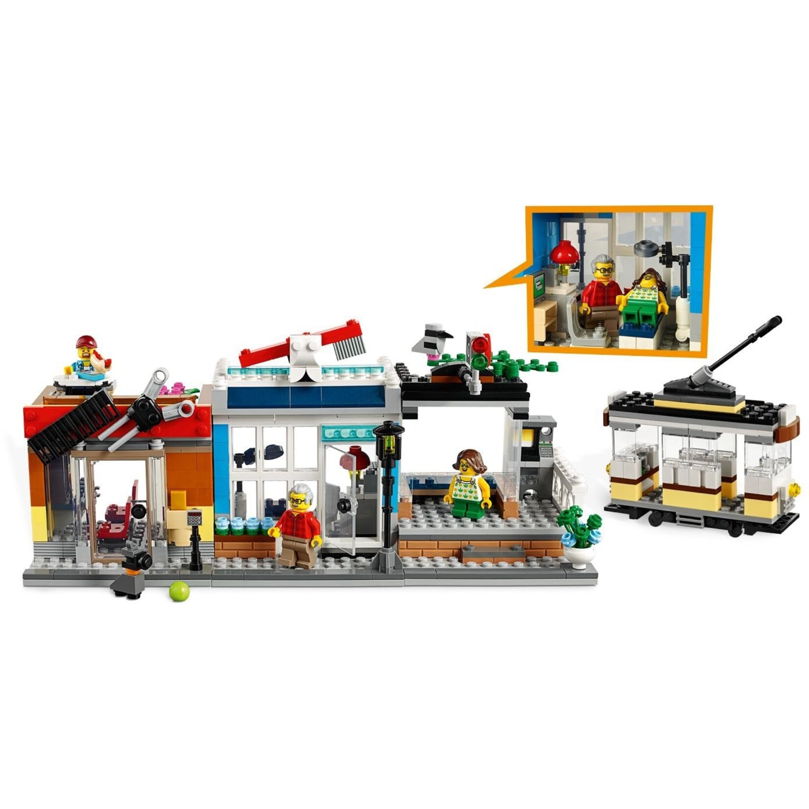 LEGO Woonhuis, dierenwinkel & Café - 31097