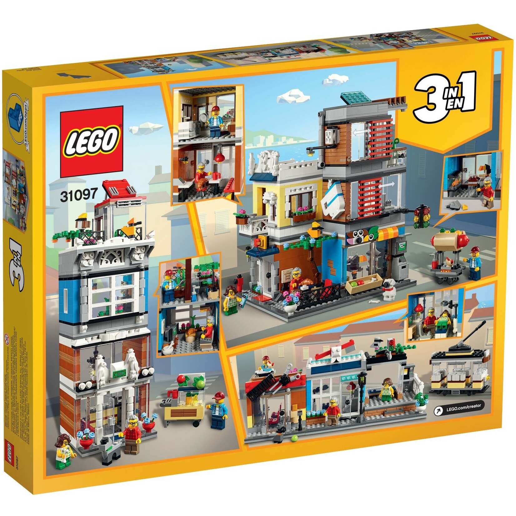 LEGO Woonhuis, dierenwinkel & Café - 31097