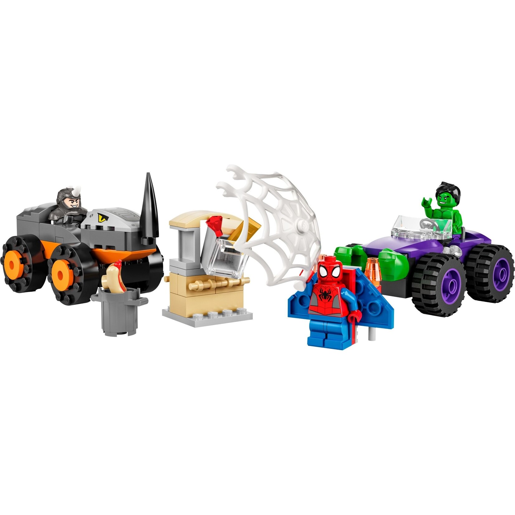 LEGO Hulk vs Rhino truck duel 10782