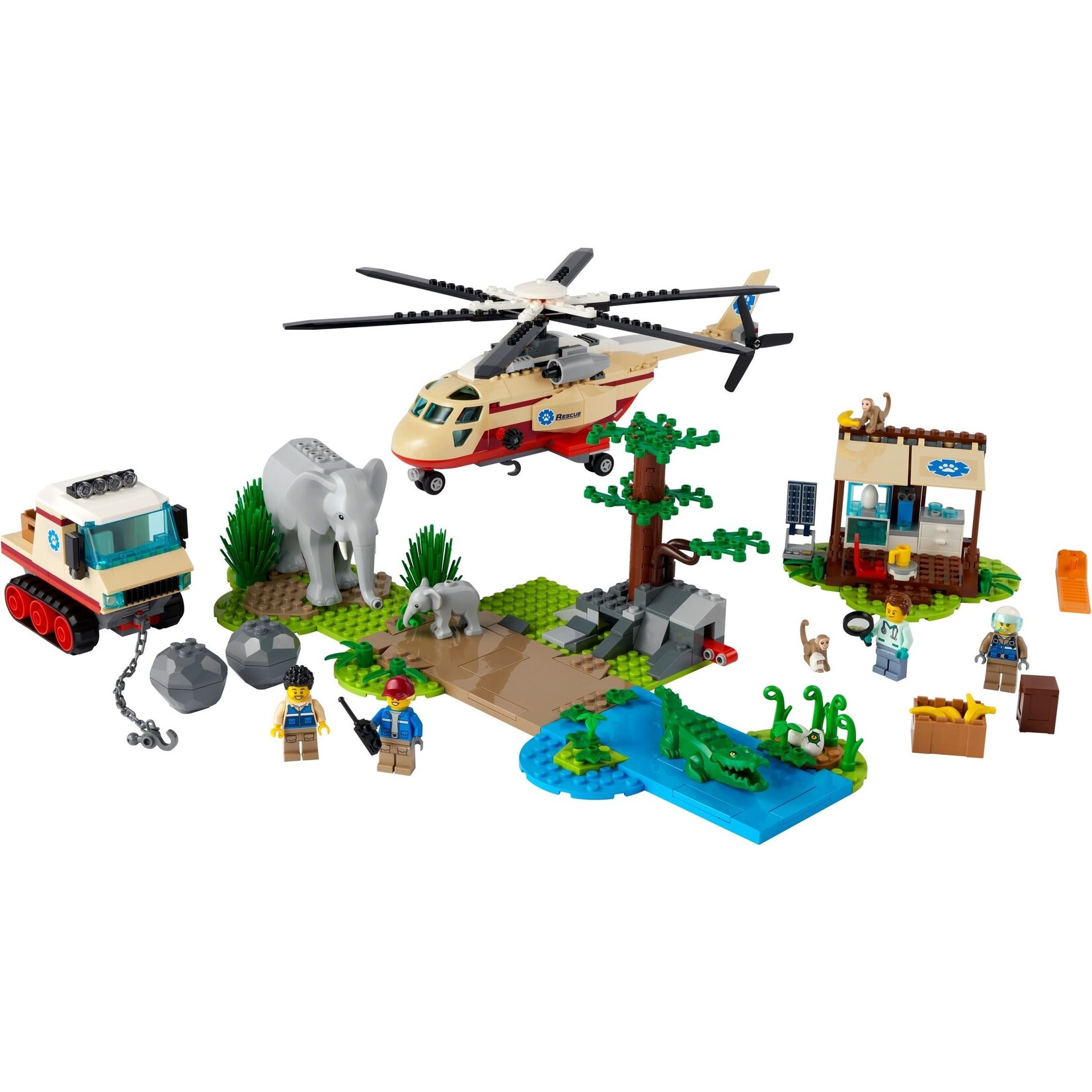 LEGO Wildlife Rescue Operatie Dierenarts - 60302