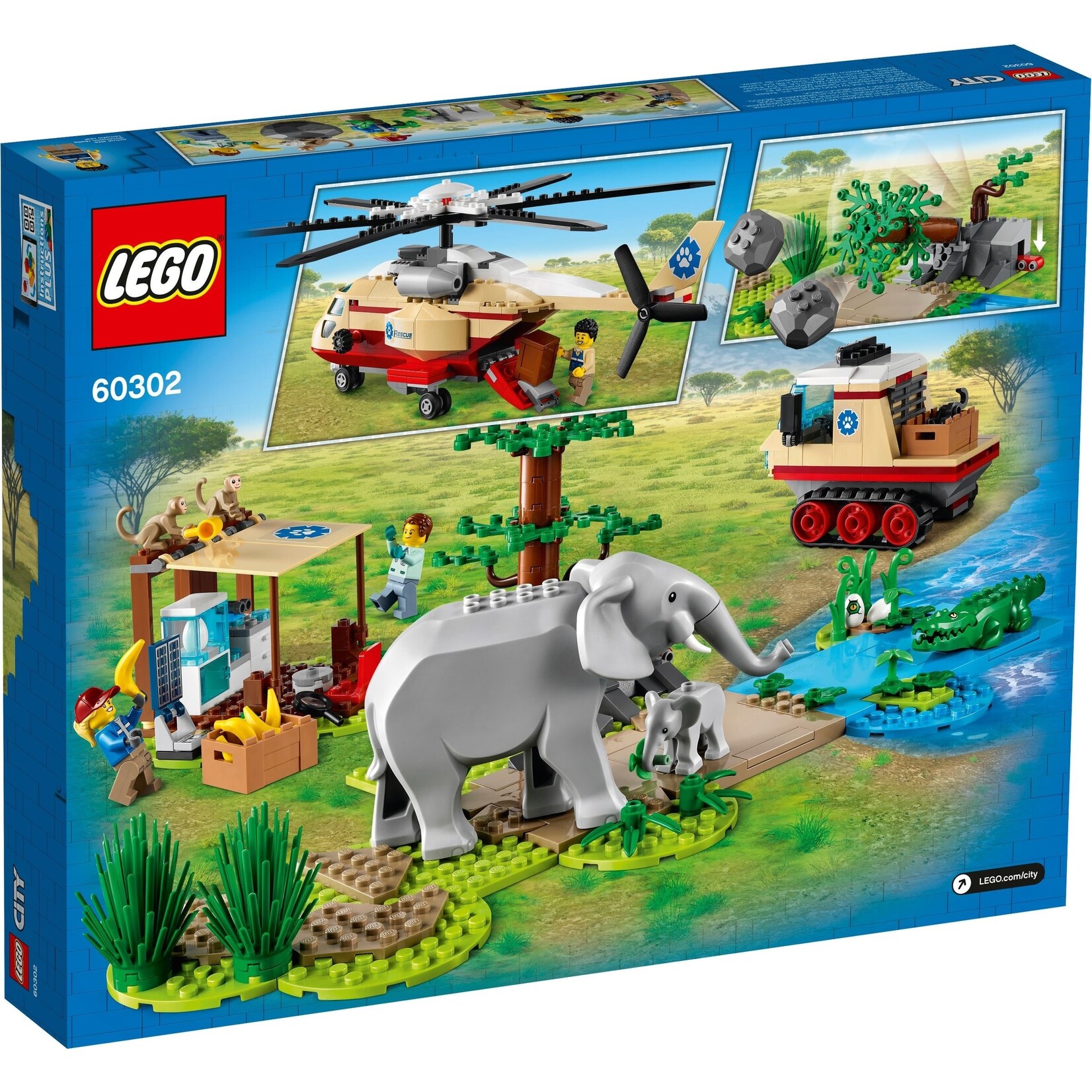 LEGO Wildlife Rescue Operatie Dierenarts - 60302